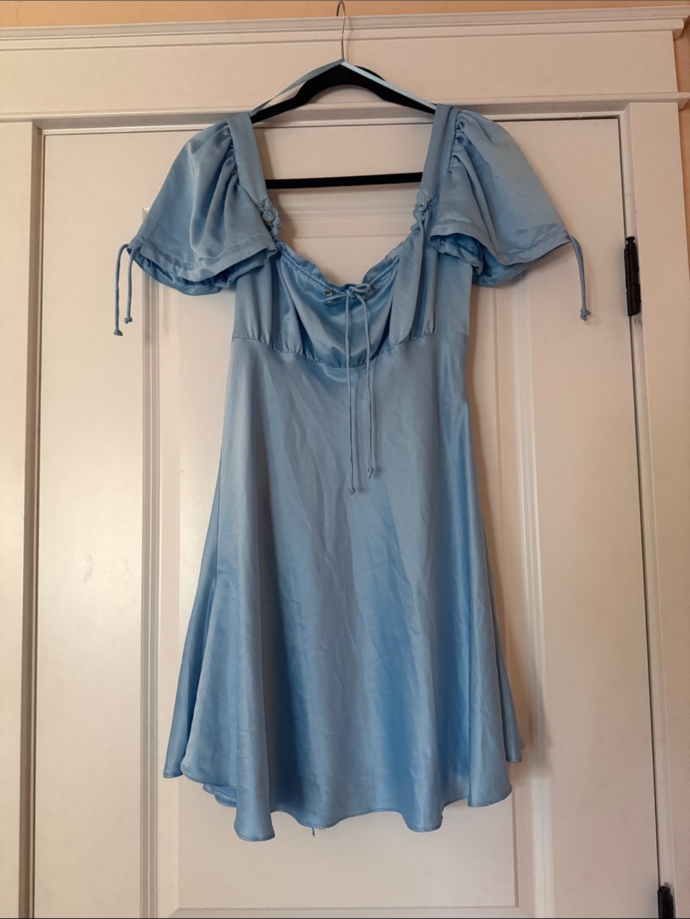 Nasty Gal, Love Courtney RARE Blue Babydoll Dress